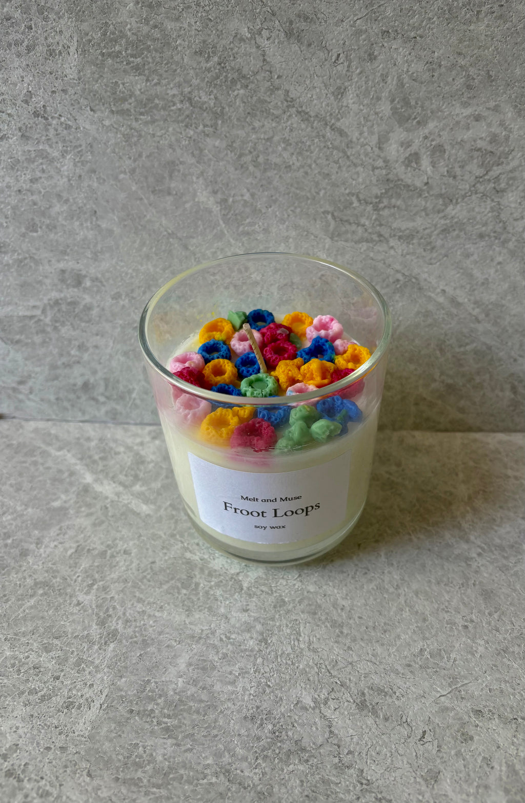 Froot Loops Candle