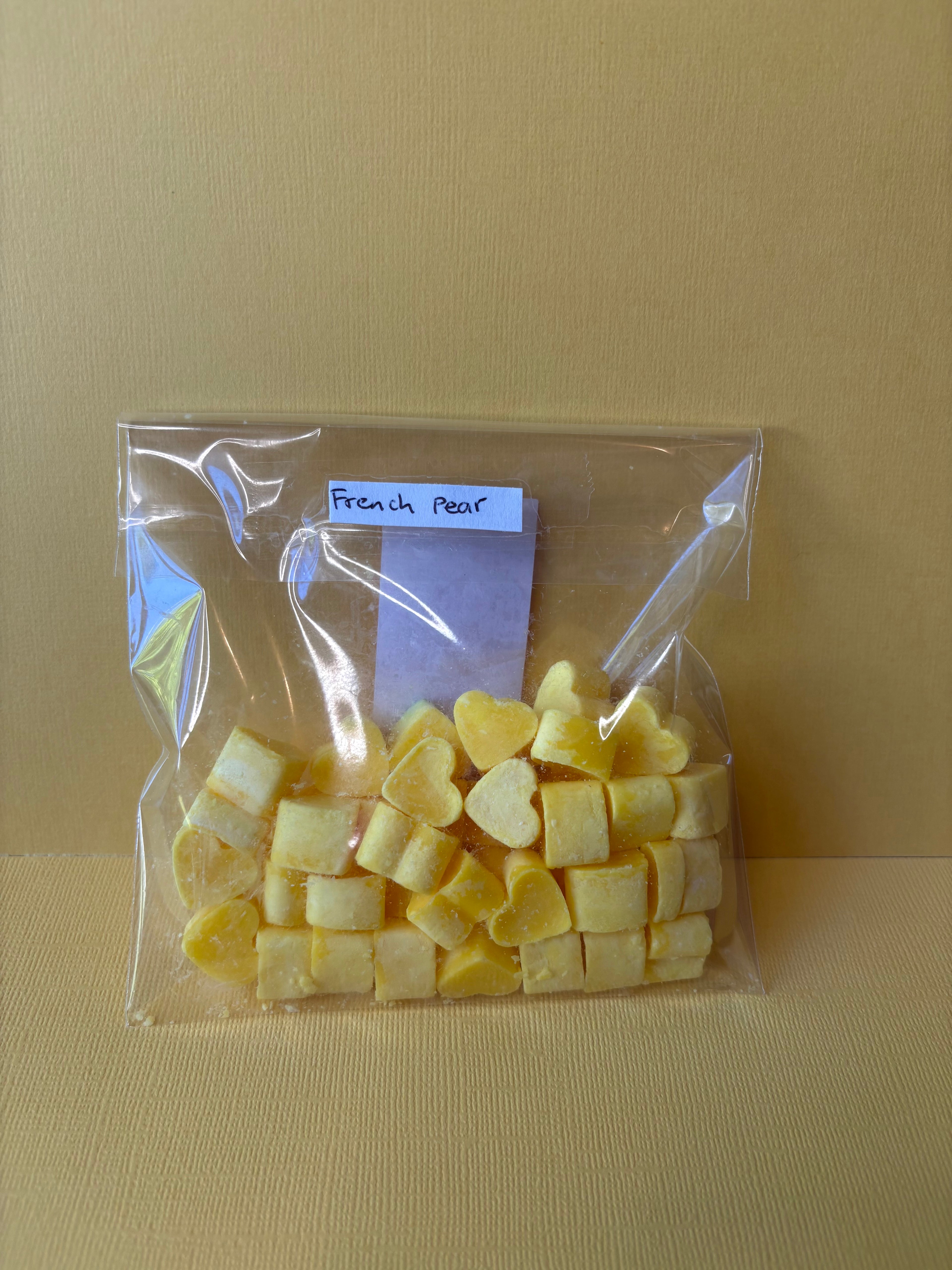 Yellow Hearts Wax Melts | French Pear