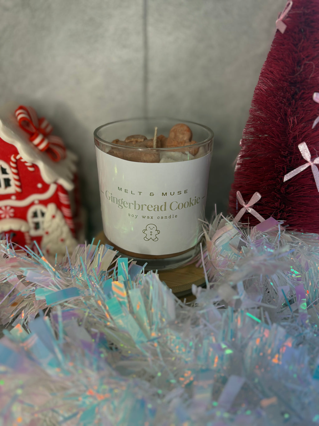 Gingerbread Man Candle 🕯️