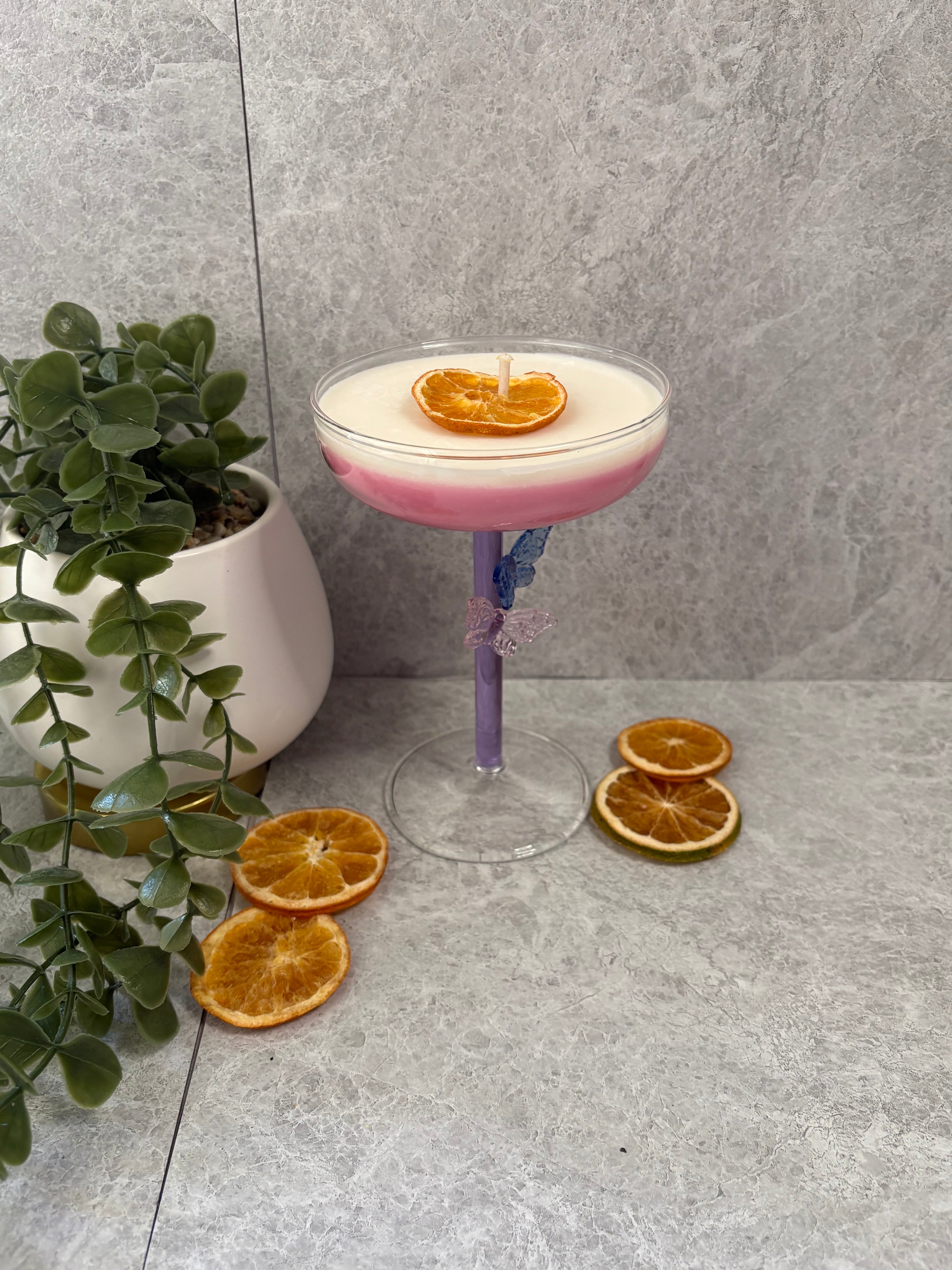 The Butterfly Cocktail Candle