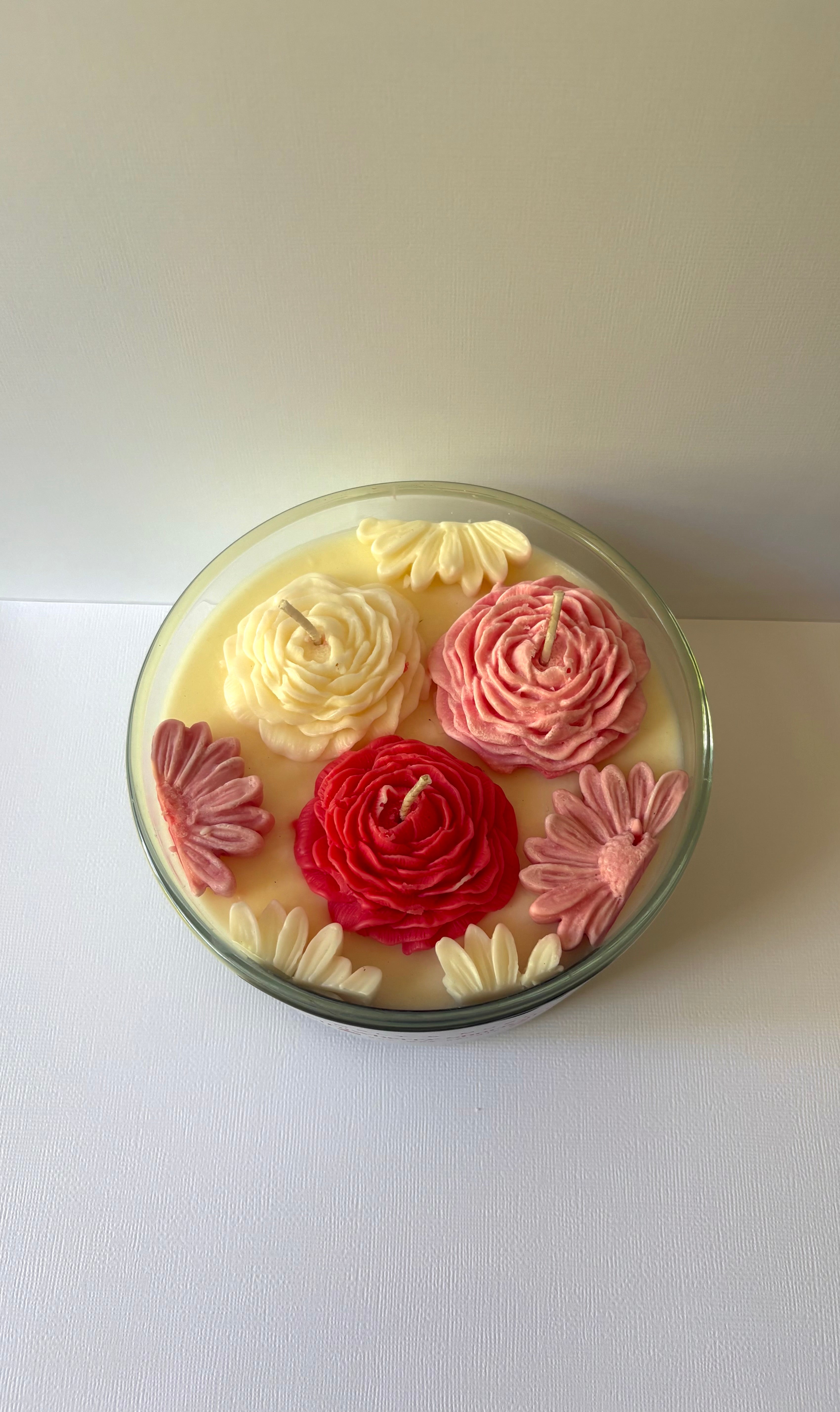 XL Flower Bowl Candle