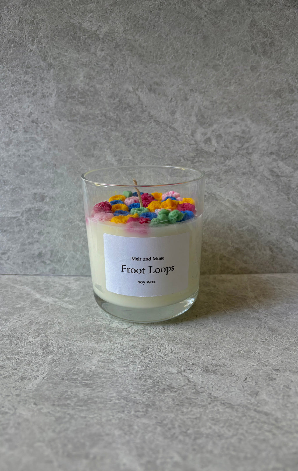 Froot Loops Candle