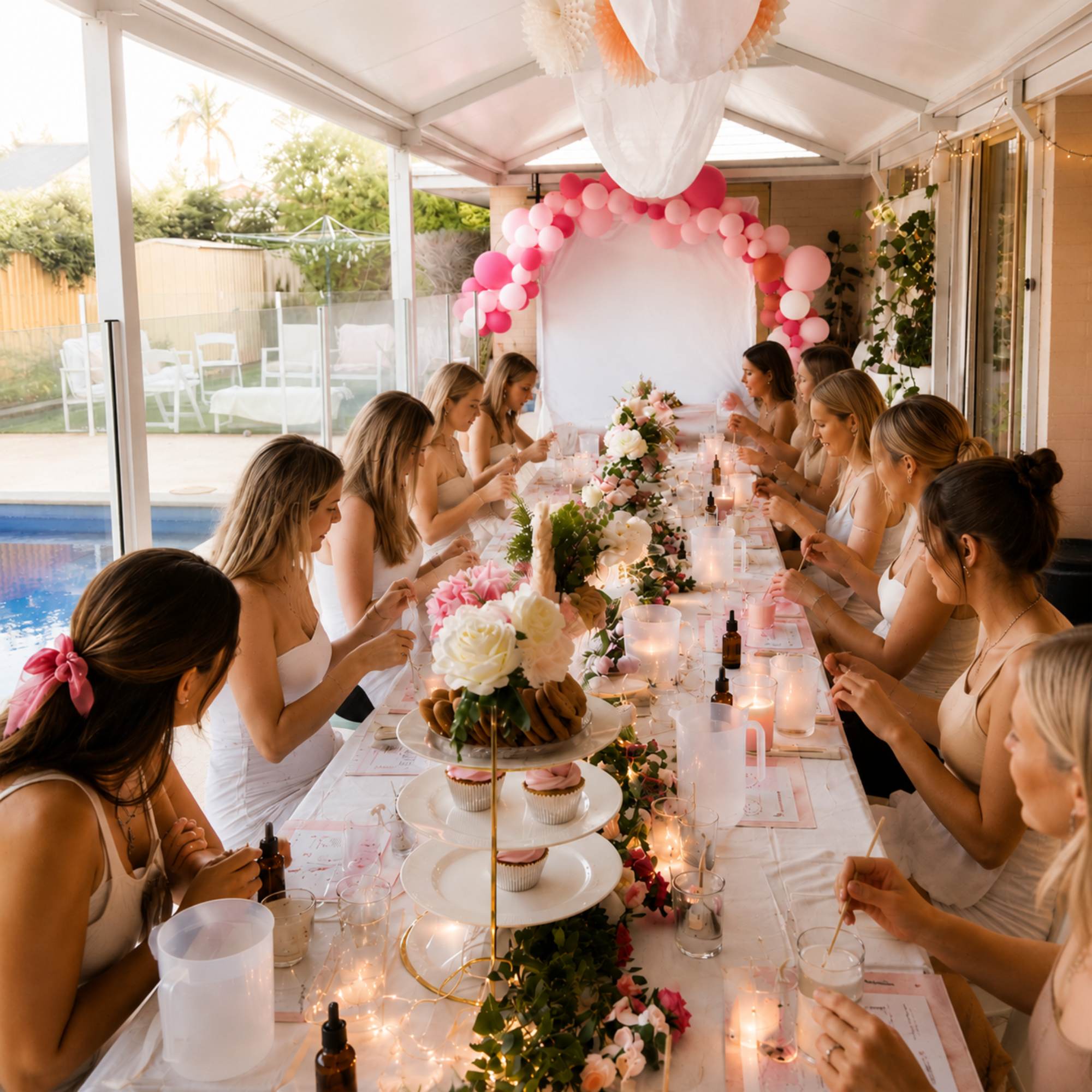 Private Candle & Sip Workshop | We Come to You