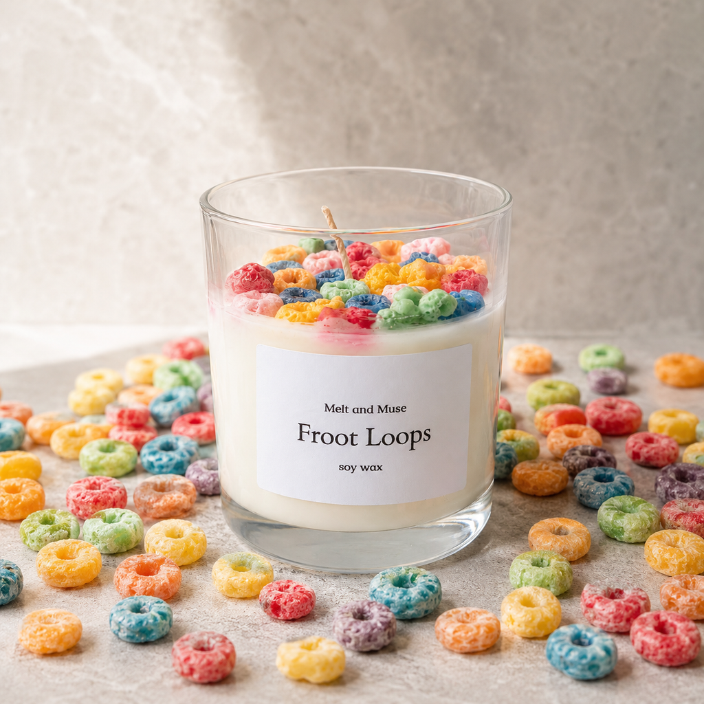 Froot Loops Candle
