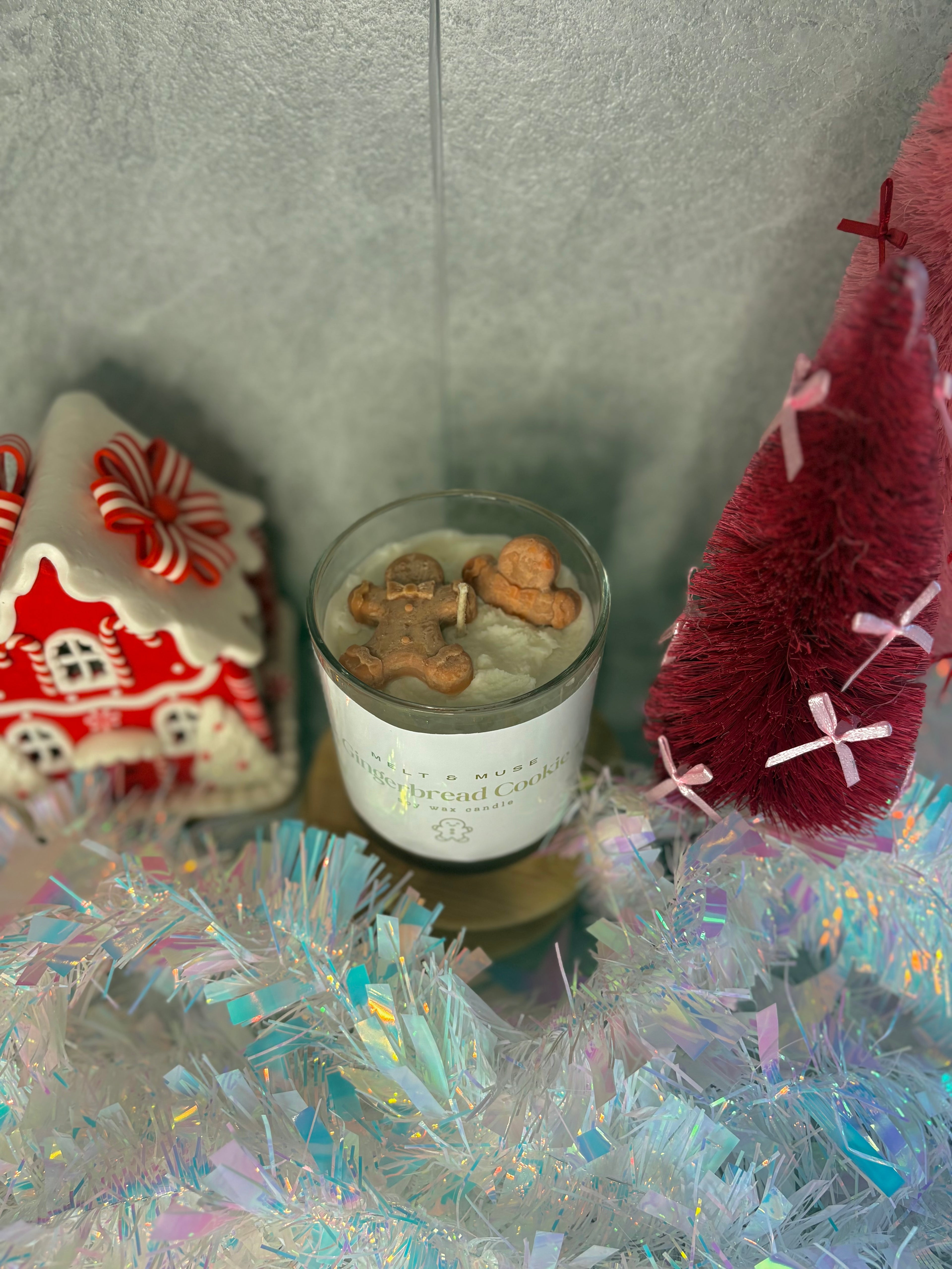 Gingerbread Man Candle 🕯️