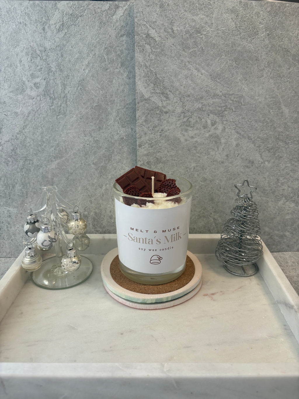 🥛 Santa’s Milk Candle