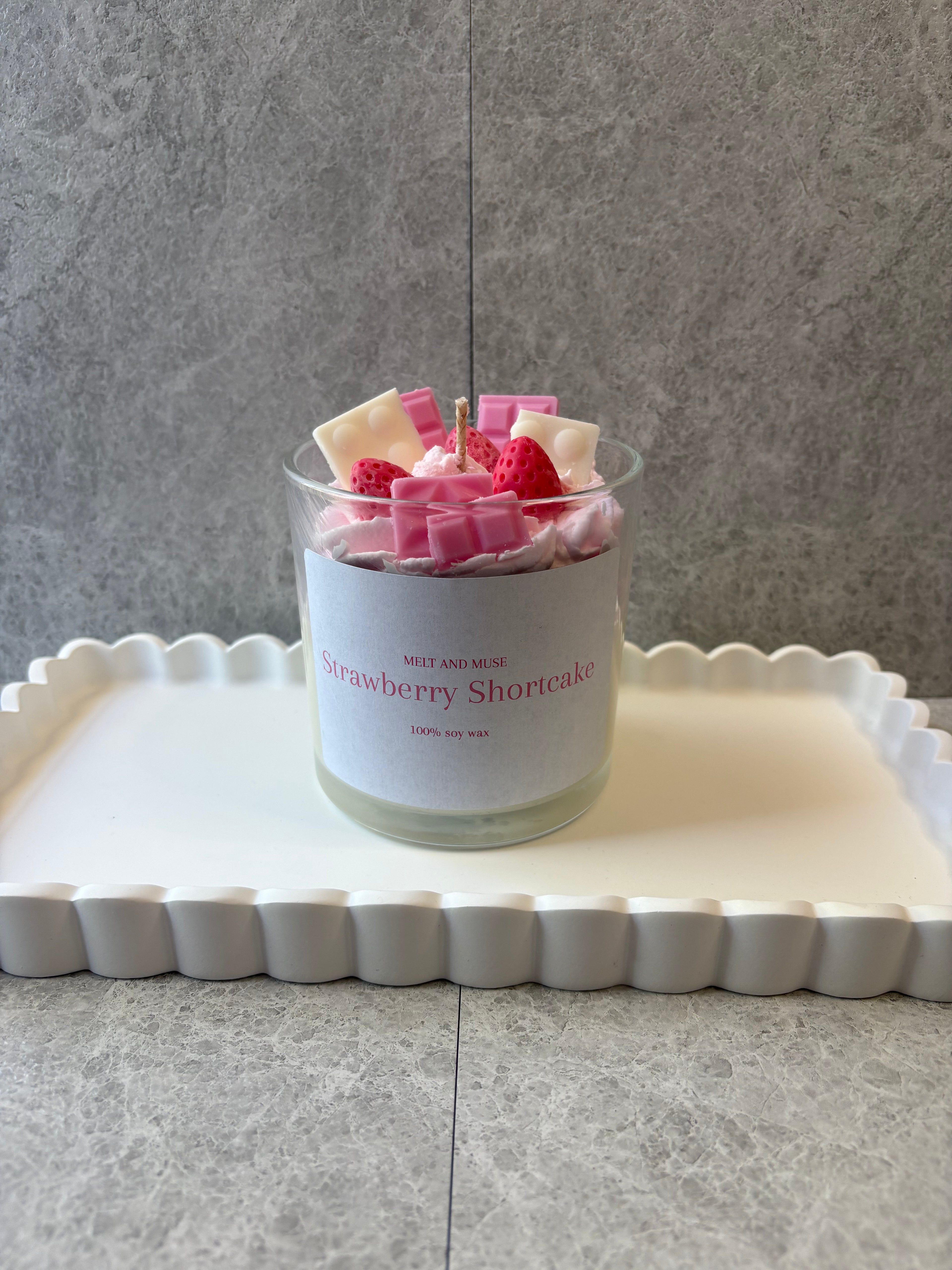 Strawberry Shortcake Candle