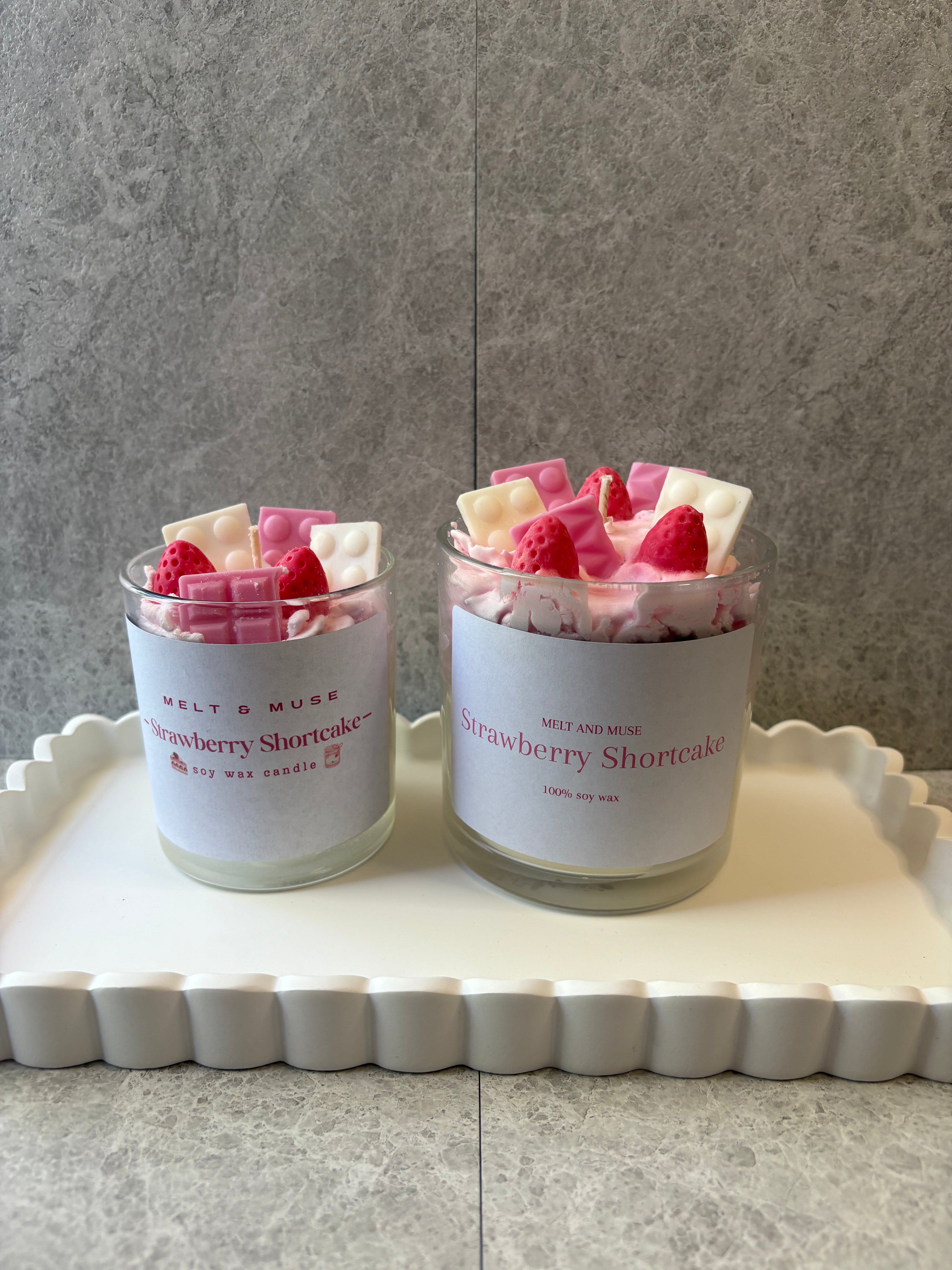 Strawberry Shortcake Candle
