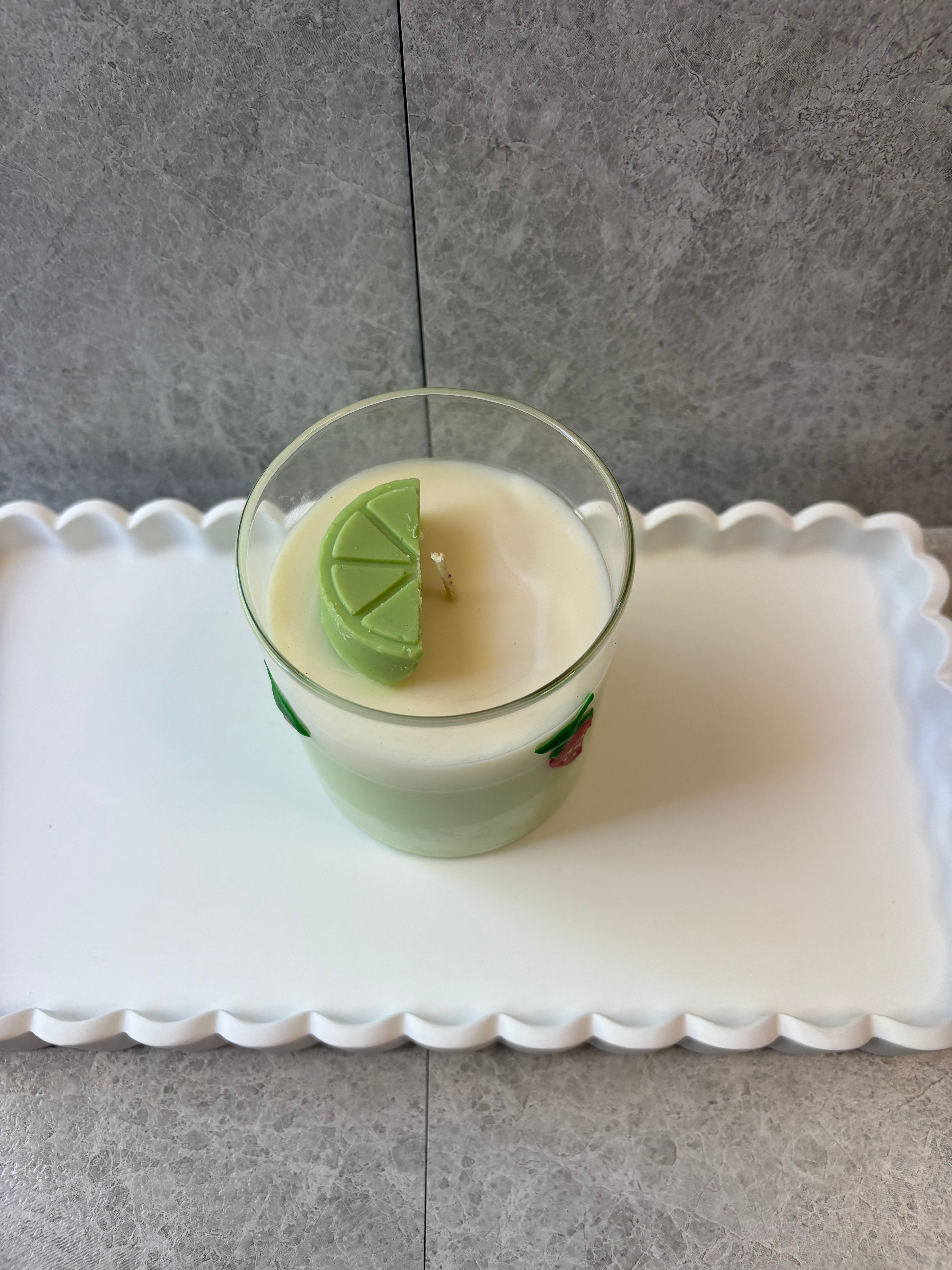 Lime O’clock Cocktail Candle