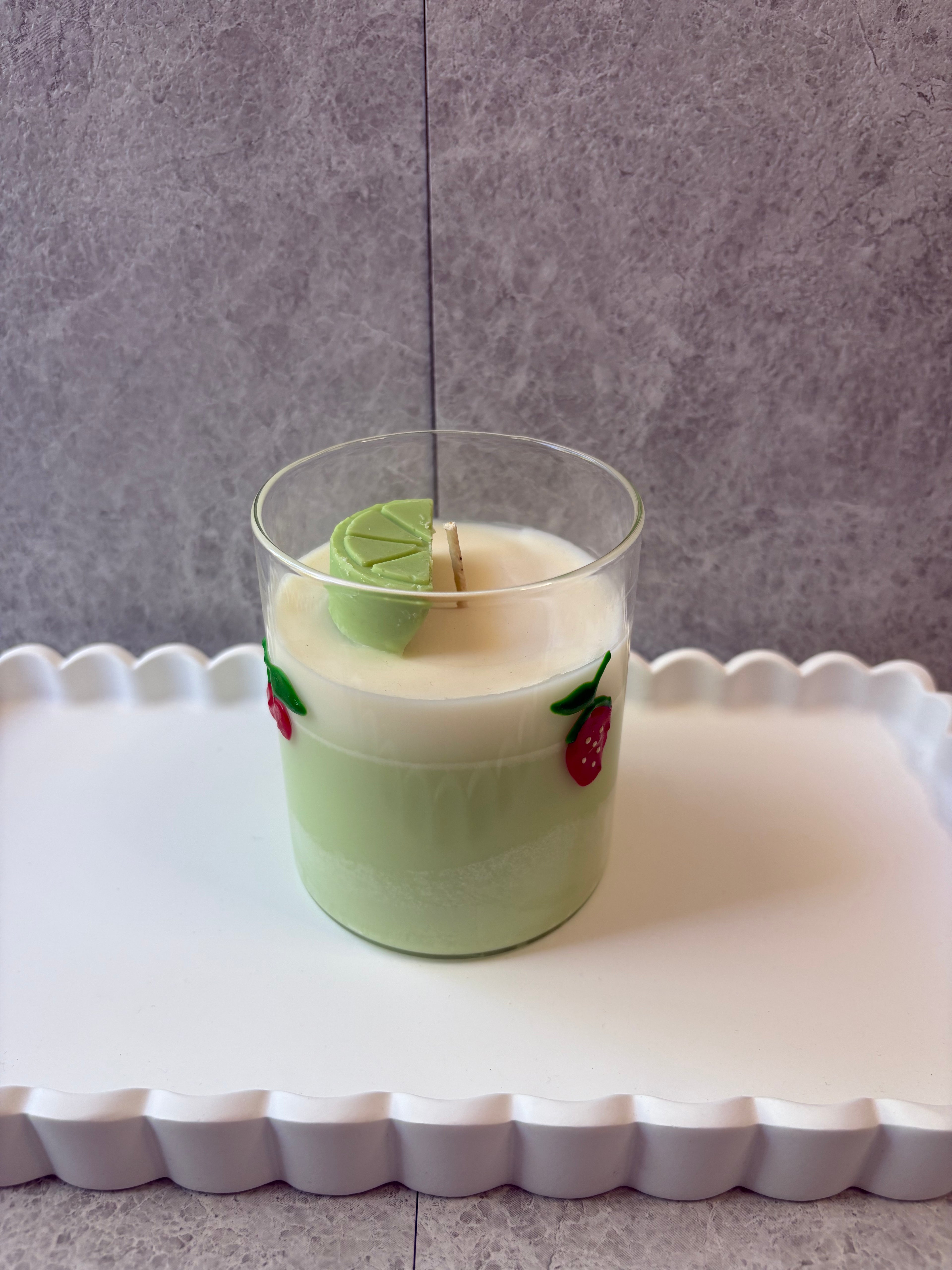 Lime O’clock Cocktail Candle