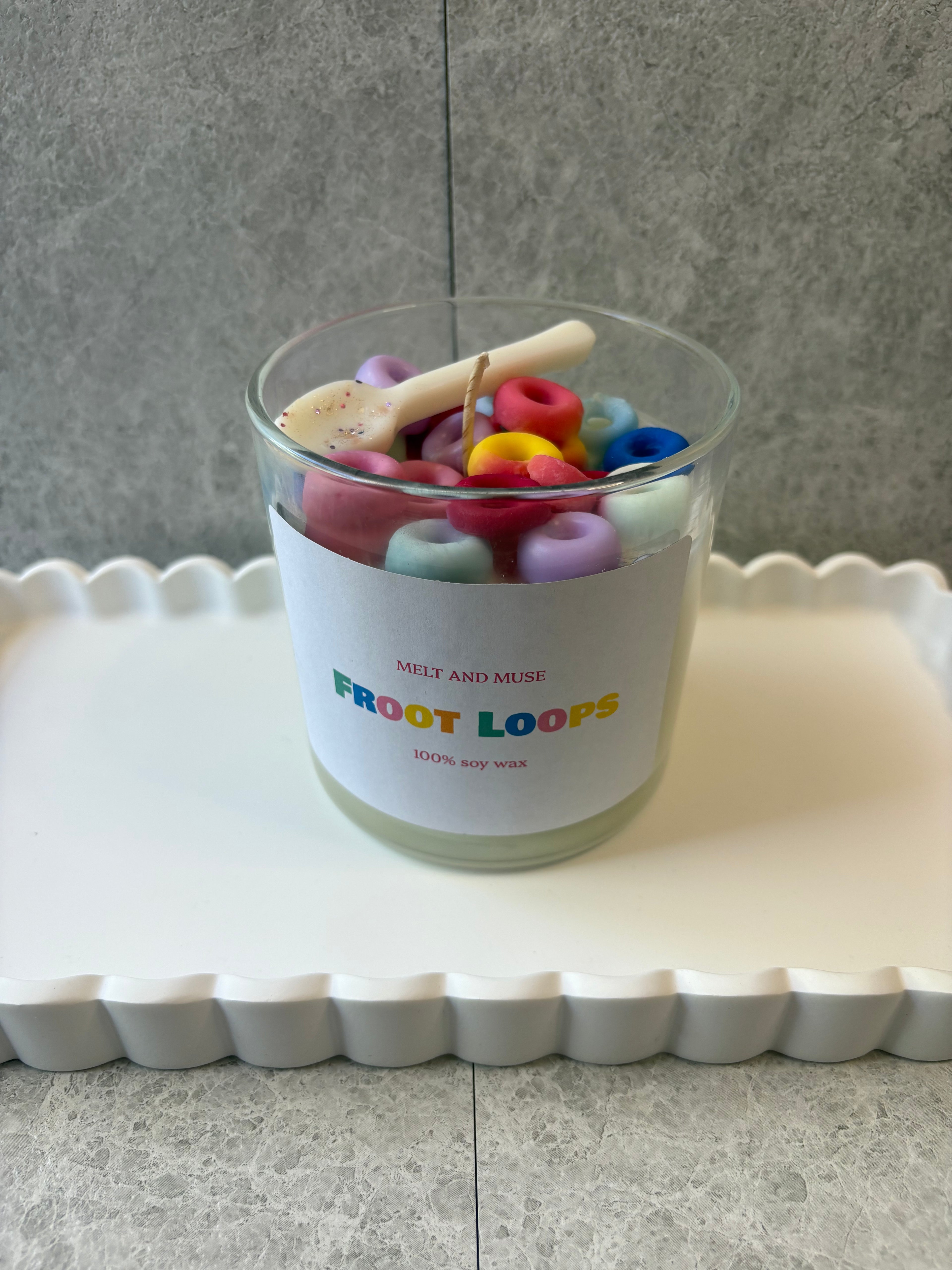 Froot loops Candle