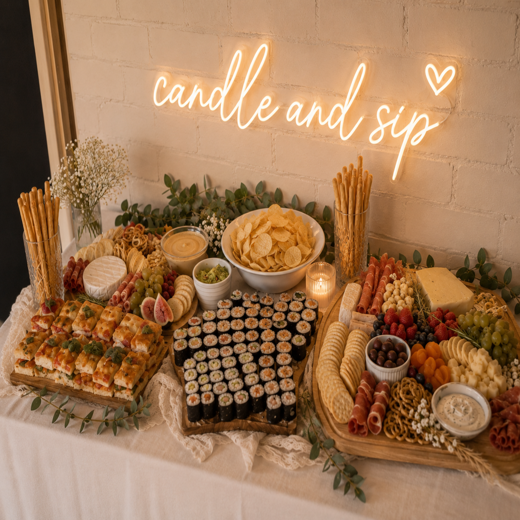 Private Candle & Sip Workshop | We Come to You